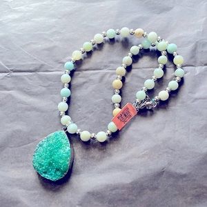 Necklace with Stone Pendant